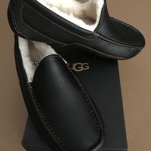 Mens UGG Ascot Leather Slipper